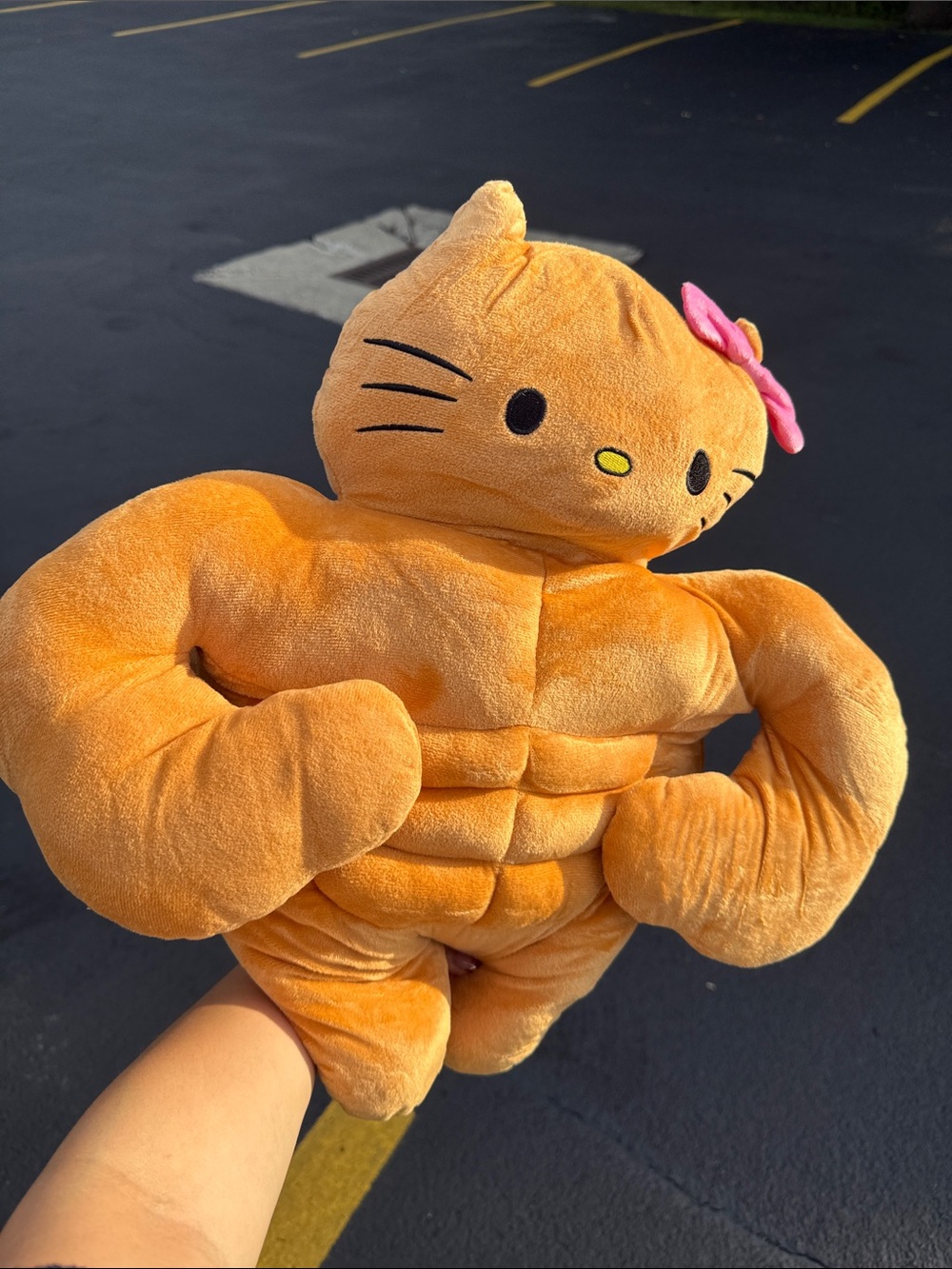 Muscle Kitty tan skin